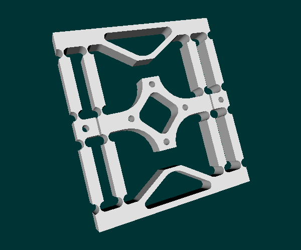 Image of a 3D model of a linear guide.