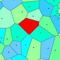Voronoi diagram.